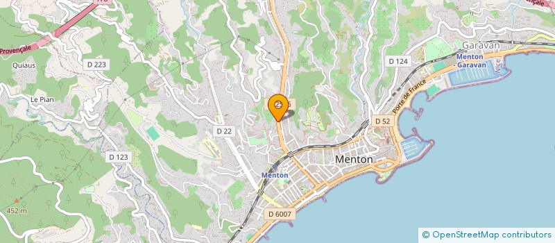 localisation de l'entreprise X8 à MENTON
