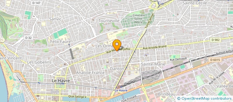 localisation de l'entreprise XA HOLDING à LE HAVRE