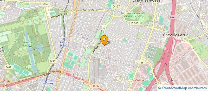 localisation de l'entreprise XA INVEST  L'HAY-LES-ROSES