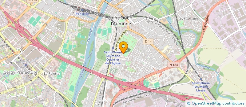 localisation de l'entreprise XABATA  ST OUEN L AUMONE