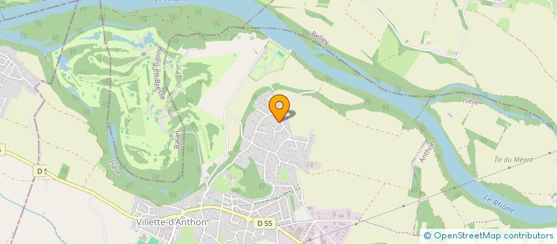 localisation de l'entreprise XABE  VILLETTE-D'ANTHON