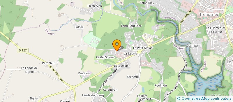 localisation de l'entreprise XABER  ARRADON