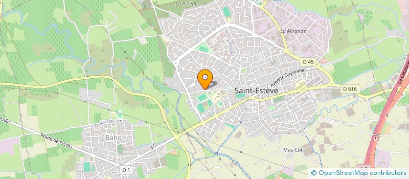 localisation de l'entreprise XABI  SAINT-ESTEVE