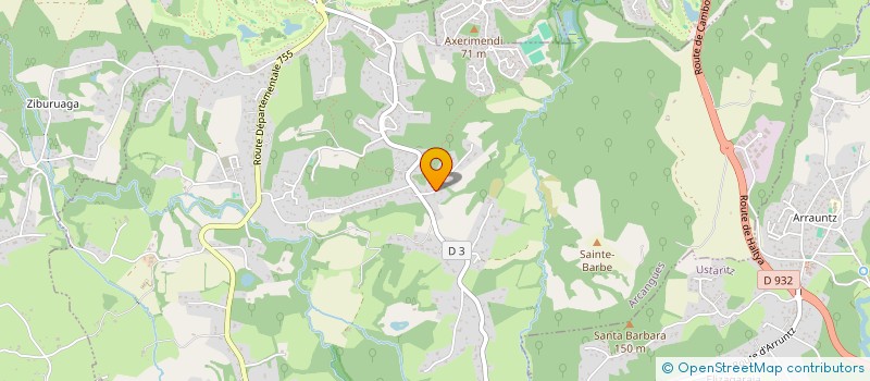 localisation de l'entreprise XABI  ARCANGUES