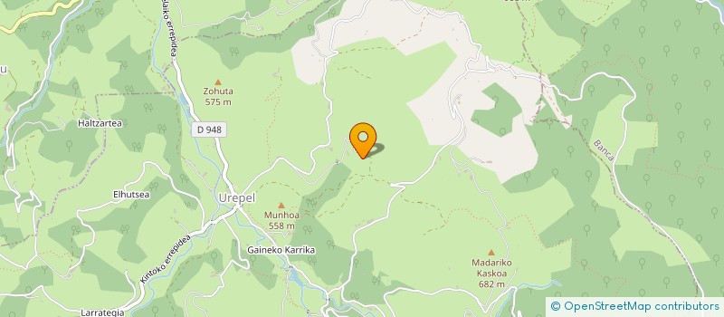 localisation de l'entreprise XABI SALDUBEHERE  ALDUDES