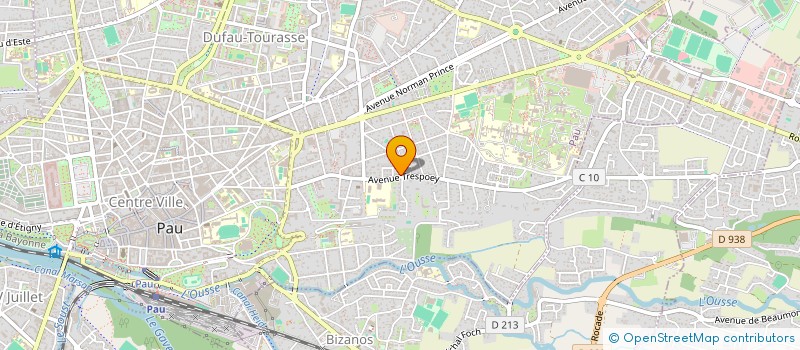 localisation de l'entreprise XABIERENA à PAU
