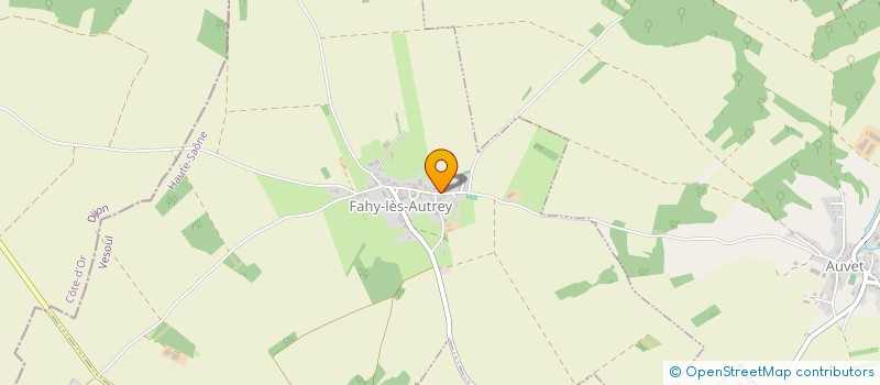 localisation de l'entreprise XACHARVE  FAHY-LES-AUTREY