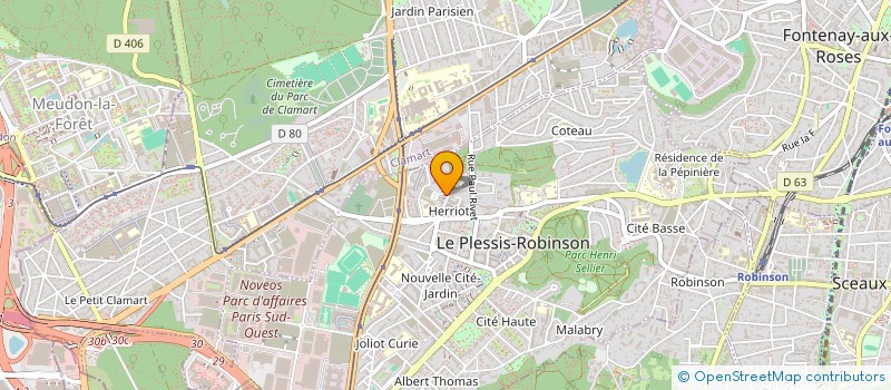 localisation de l'entreprise XACLA à LE PLESSIS-ROBINSON