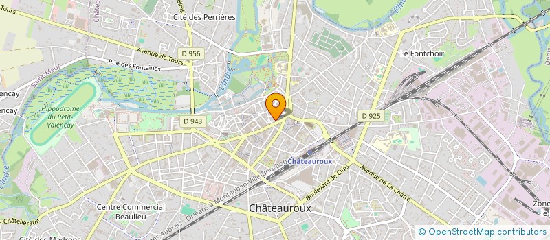 localisation de l'entreprise XACLIA à CHATEAUROUX