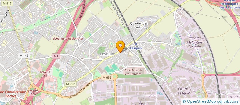 localisation de l'entreprise XACORE à LESQUIN