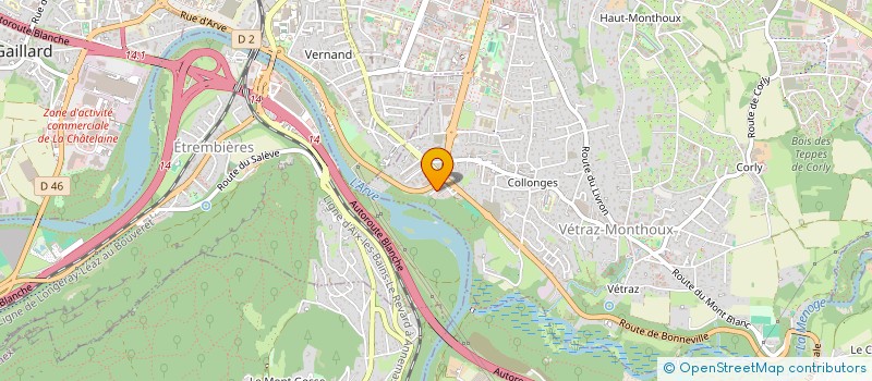 localisation de l'entreprise XADEL  VETRAZ-MONTHOUX