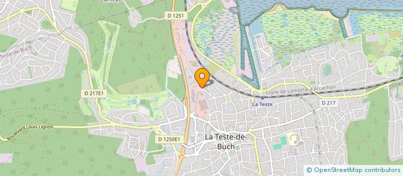 localisation de l'entreprise XAFAMA  LA TESTE-DE-BUCH