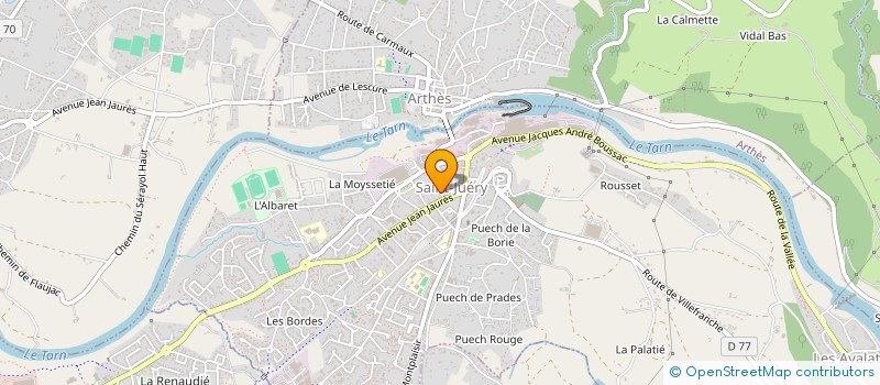 localisation de l'entreprise XAGADI  SAINT-JUERY