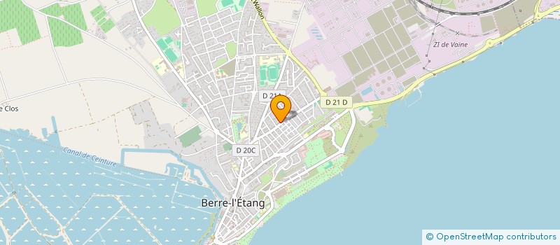 localisation de l'entreprise XAGO à BERRE-L'ETANG