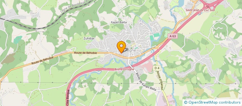 localisation de l'entreprise XAHARRENEA SARL à URRUGNE