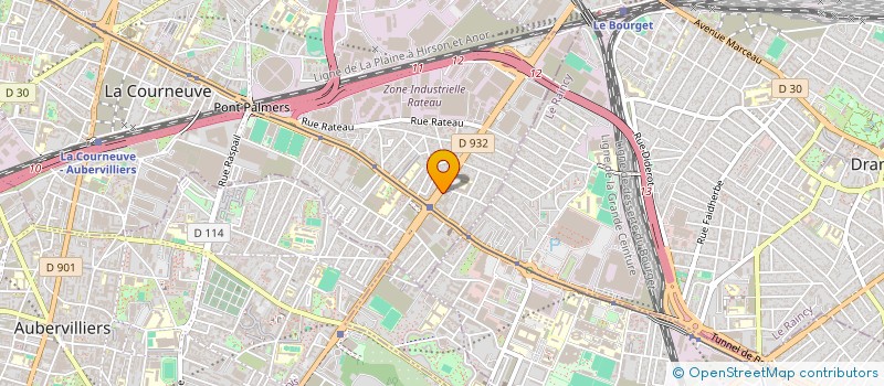 localisation de l'entreprise XAHIM à LA COURNEUVE