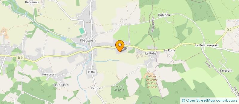 localisation de l'entreprise XAKALINO  PLEGUIEN