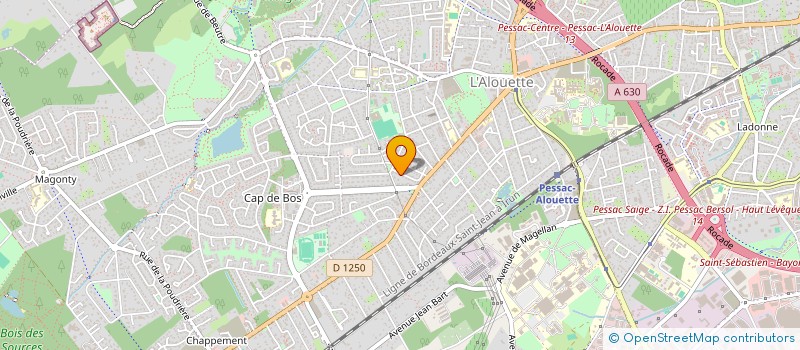 localisation de l'entreprise XAKARA  PESSAC