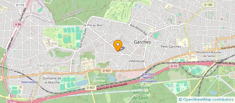 localisation de l'entreprise XALBADOR à GARCHES