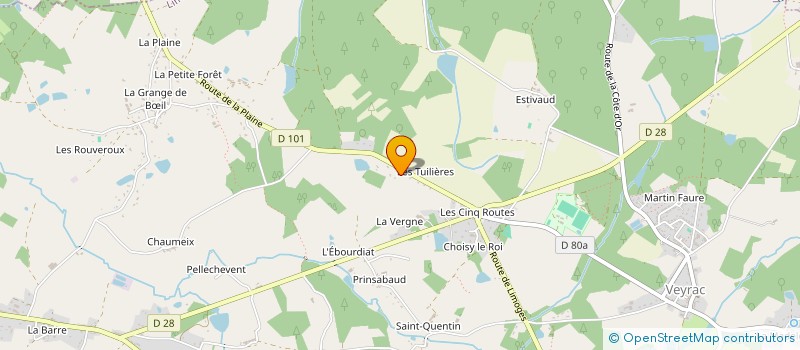localisation de l'entreprise XALCAB à ORADOUR-SUR-GLANE