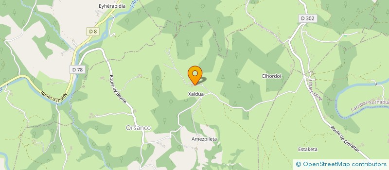 localisation de l'entreprise XALDU  ORSANCO