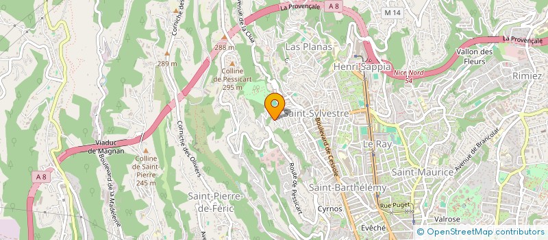 localisation de l'entreprise XALEX à NICE