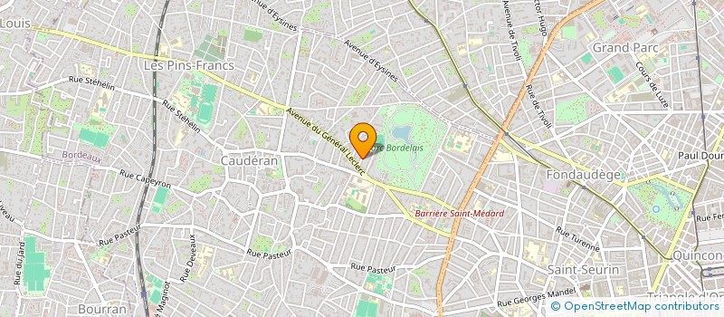 localisation de l'entreprise XALI GESTION à BORDEAUX