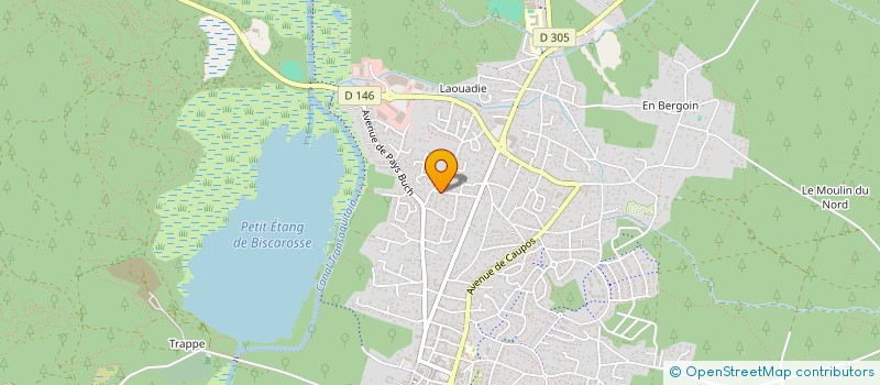 localisation de l'entreprise XALIA  BISCARROSSE