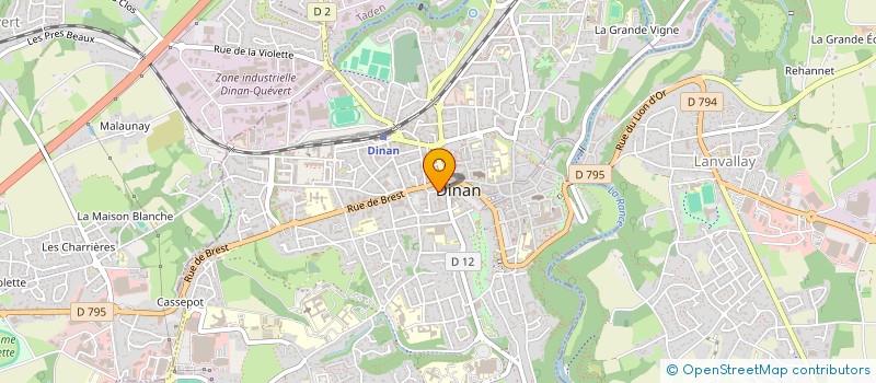localisation de l'entreprise XALIBEL à DINAN