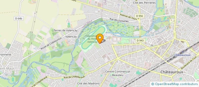 localisation de l'entreprise XALIEN MONGE à CHATEAUROUX