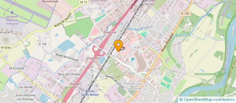 localisation de l'entreprise XALINE à PORTET-SUR-GARONNE