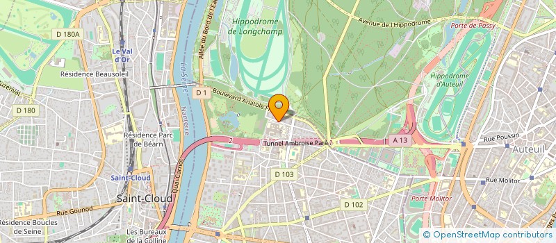 localisation de l'entreprise XALLA MANAGEMENT  BOULOGNE-BILLANCOURT