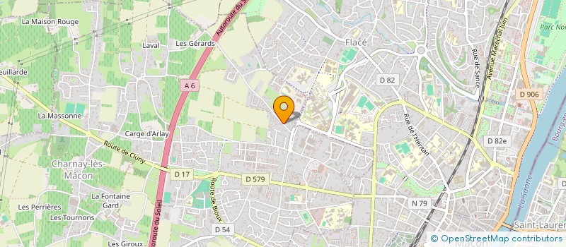 localisation de l'entreprise XALUCA à CHARNAY-LES-MACON