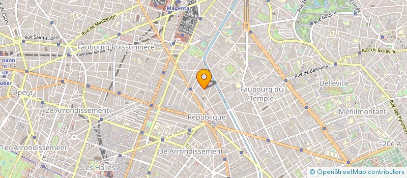 localisation de l'entreprise XALYS INTERIM  PARIS