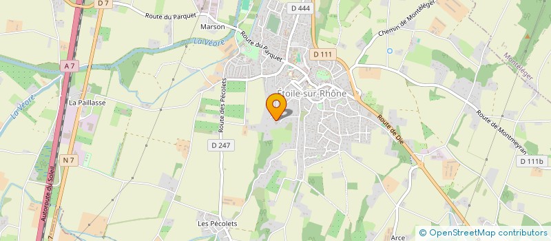 localisation de l'entreprise XAM  ETOILE-SUR-RHONE