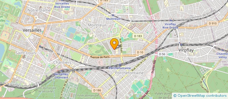 localisation de l'entreprise XAM CL à VERSAILLES