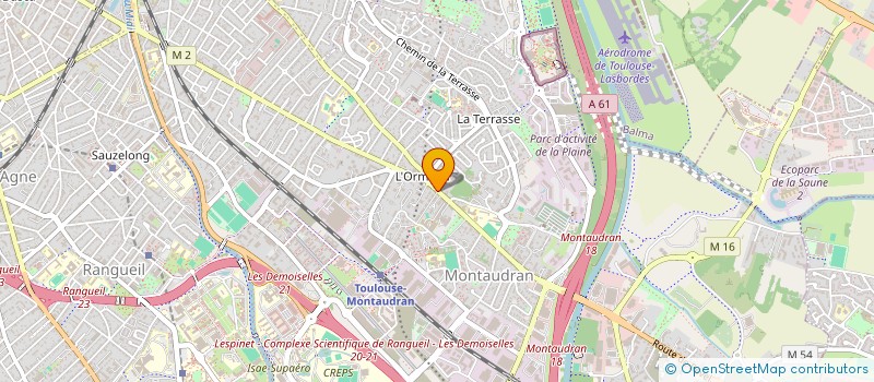 localisation de l'entreprise XAM HOLDING  TOULOUSE