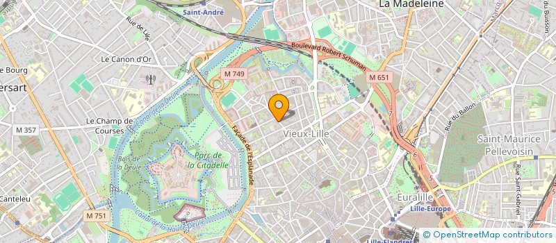localisation de l'entreprise XAMA à LILLE