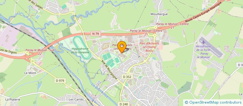 localisation de l'entreprise XAMA  PARAY-LE-MONIAL