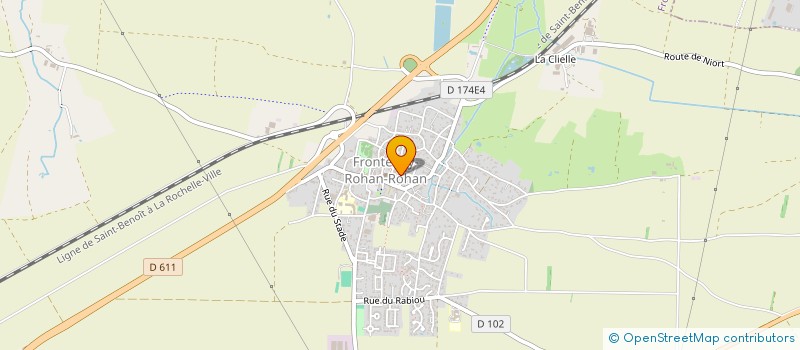 localisation de l'entreprise XAMA  FRONTENAY-ROHAN-ROHAN