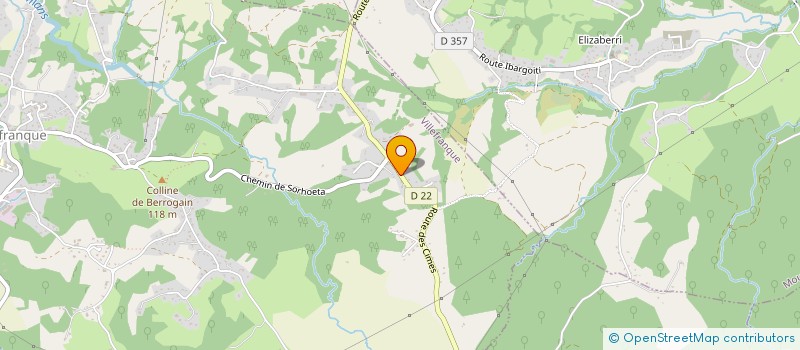 localisation de l'entreprise XAMADE à SAINT-PIERRE-D'IRUBE