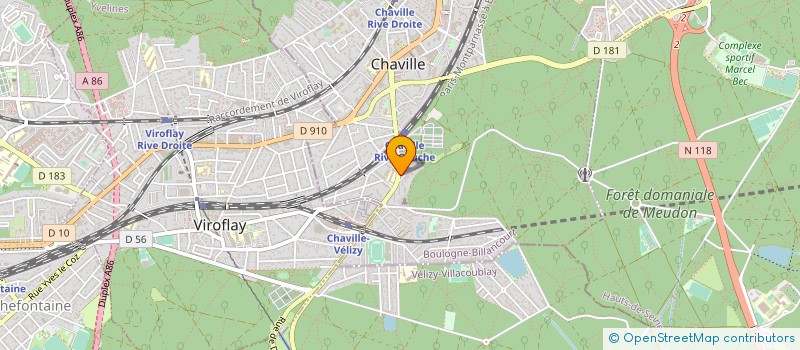 localisation de l'entreprise XAMALIB à CHAVILLE