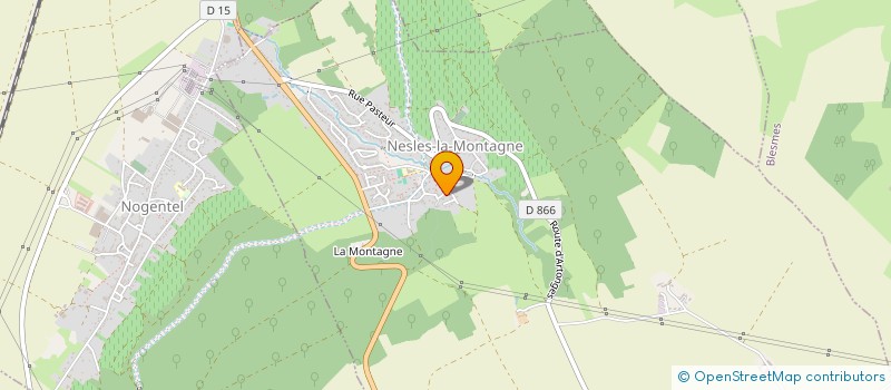 localisation de l'entreprise XAMATHENA  NESLES-LA-MONTAGNE