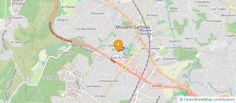 localisation de l'entreprise XAMELNI  MOUANS-SARTOUX