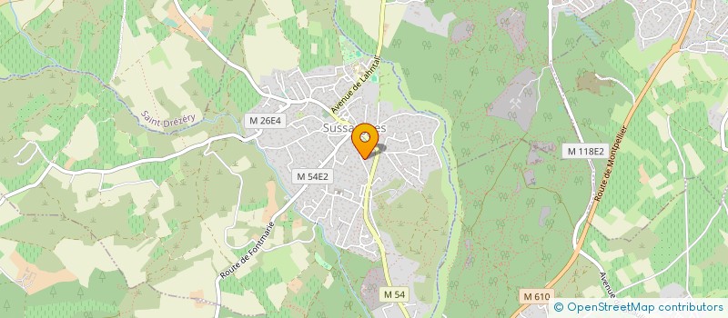 localisation de l'entreprise XAMENEC  SUSSARGUES