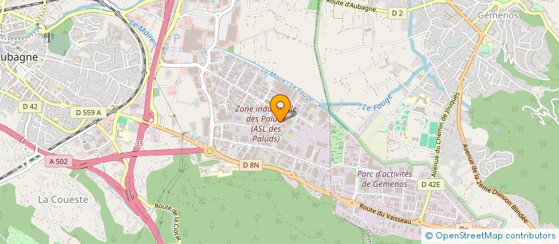 localisation de l'entreprise XAMI  AUBAGNE