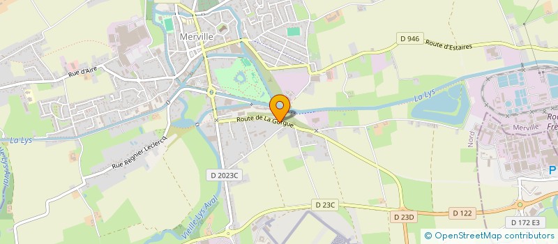 localisation de l'entreprise XAMIT  MERVILLE