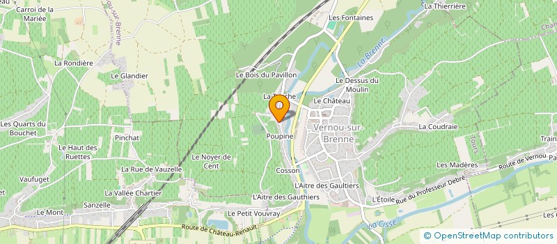 localisation de l'entreprise XAMSETJ à VERNOU-SUR-BRENNE