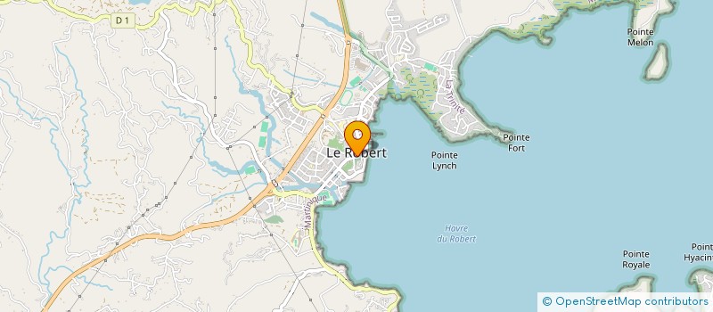 localisation de l'entreprise XAMY  LE ROBERT