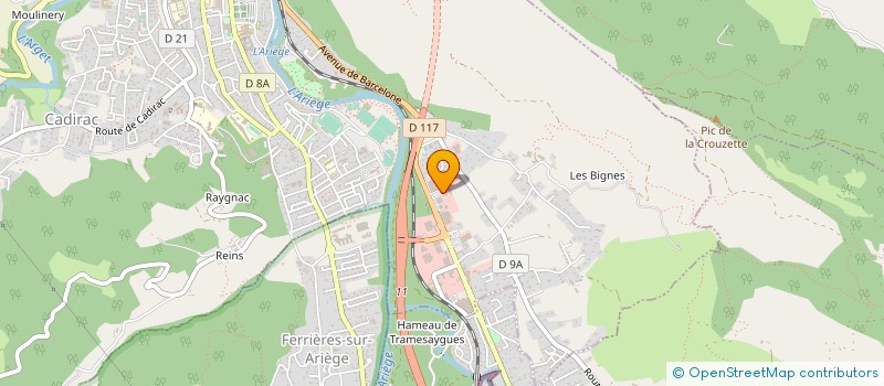 localisation de l'entreprise XANA à FOIX
